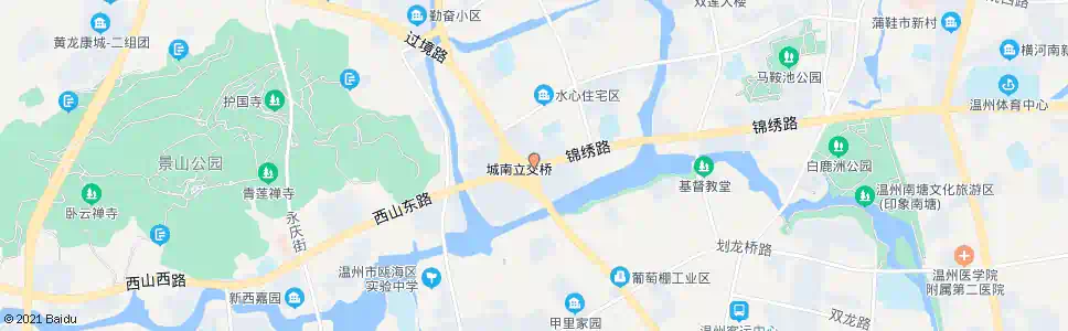 温州城南立交桥_公交站地图_温州公交_妙搜公交查询2025