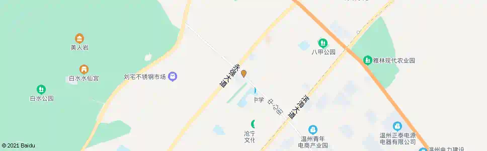 温州沙城中心街_公交站地图_温州公交_妙搜公交查询2025