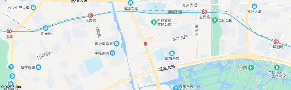 温州东垟(瓯海三医)_公交站地图_温州公交_妙搜公交查询2025