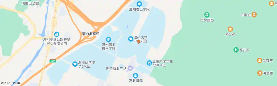 温州温州大学C区_公交站地图_温州公交_妙搜公交查询2025