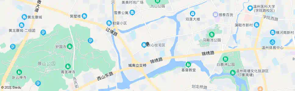 温州水心菜场_公交站地图_温州公交_妙搜公交查询2025