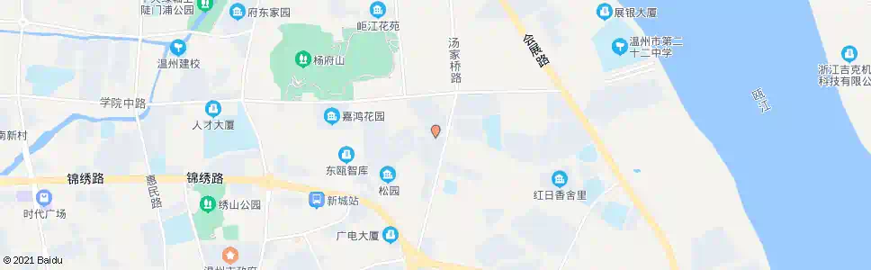 温州蒲州路口(杨府山路)_公交站地图_温州公交_妙搜公交查询2025