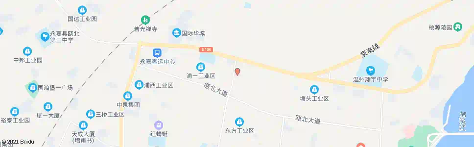 温州瓯北城市新区医院(江北街)_公交站地图_温州公交_妙搜公交查询2025