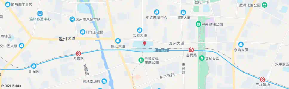 温州叶焦路口_公交站地图_温州公交_妙搜公交查询2025