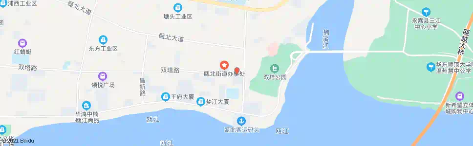 温州瓯北镇府_公交站地图_温州公交_妙搜公交查询2025
