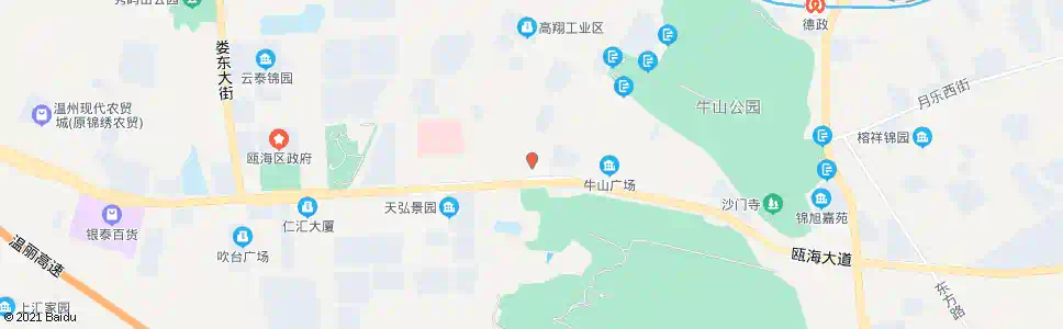 温州冠盛汽配_公交站地图_温州公交_妙搜公交查询2025