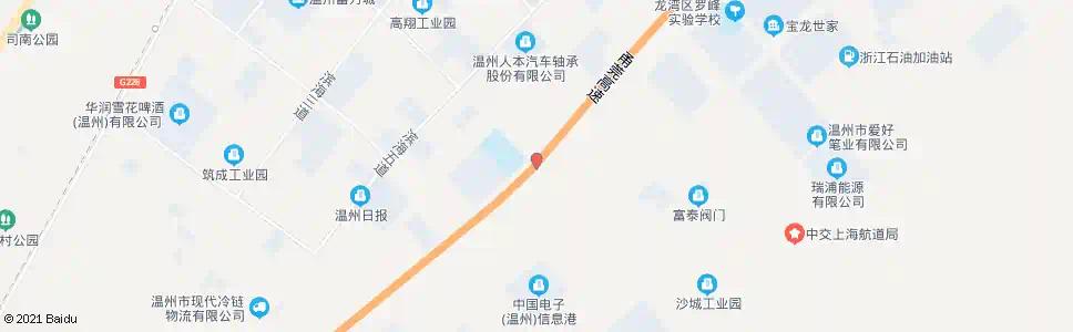 温州滨海二道十二路_公交站地图_温州公交_妙搜公交查询2025