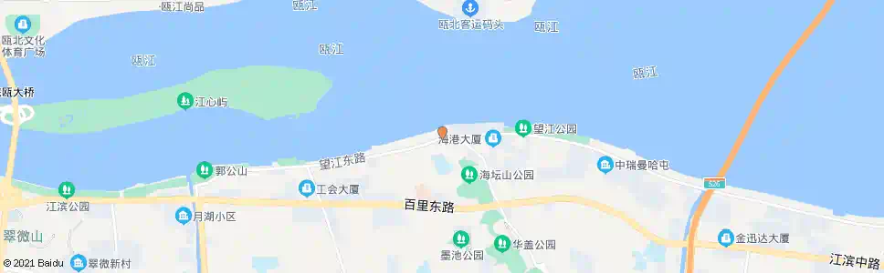 温州望江东路_公交站地图_温州公交_妙搜公交查询2025