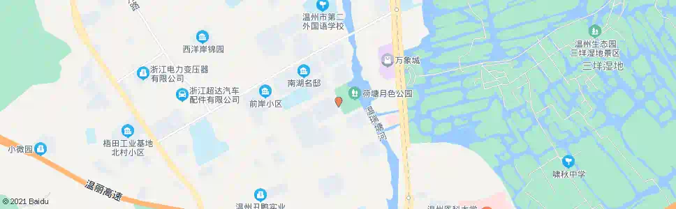温州荷塘月色公园_公交站地图_温州公交_妙搜公交查询2025