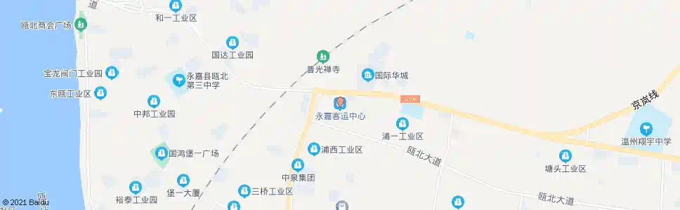 温州永嘉客运中心_公交站地图_温州公交_妙搜公交查询2025