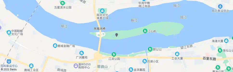 温州江心西园_公交站地图_温州公交_妙搜公交查询2025