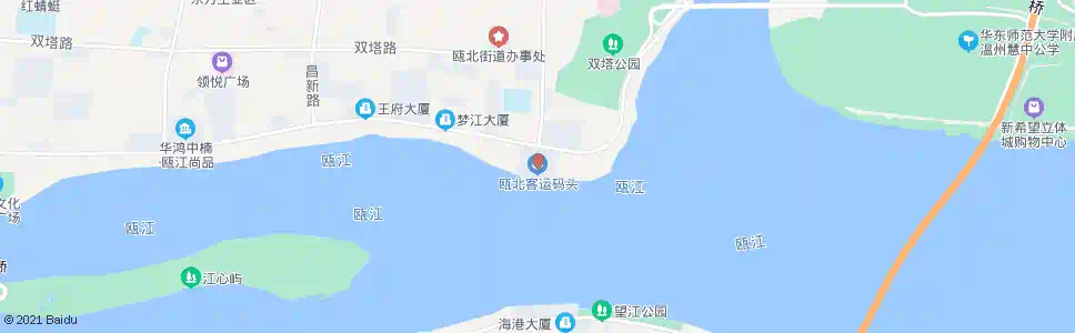温州瓯北码头_公交站地图_温州公交_妙搜公交查询2025
