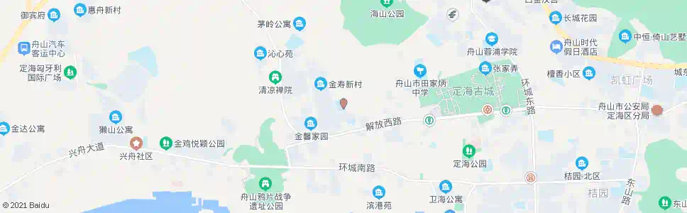 舟山海山小学_公交站地图_舟山公交_妙搜公交查询2025