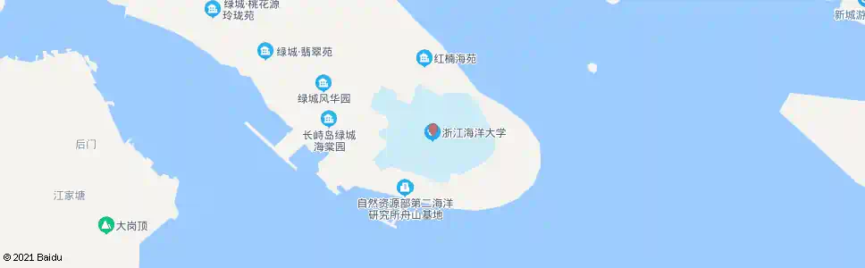 舟山海洋学院(东校区)_公交站地图_舟山公交_妙搜公交查询2025