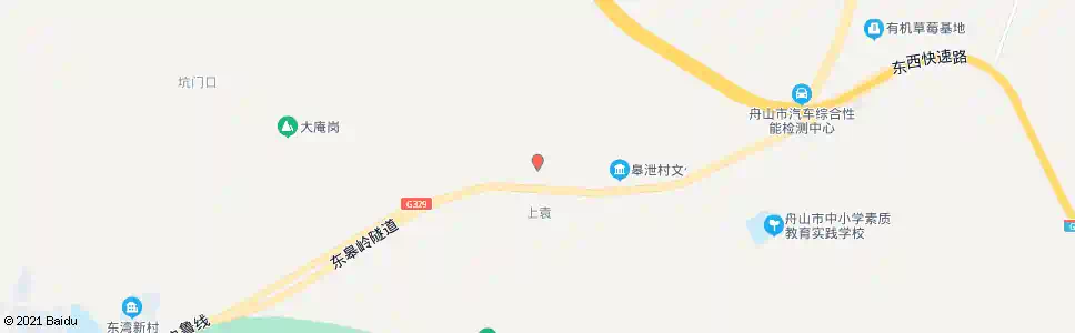 舟山下袁村(招呼站)_公交站地图_舟山公交_妙搜公交查询2025