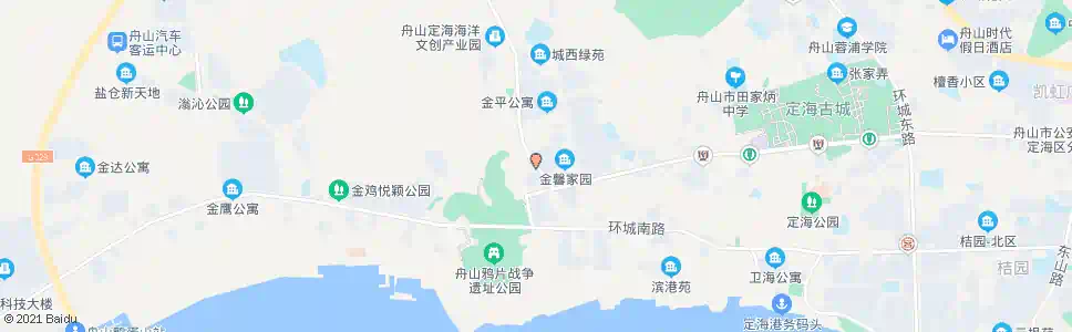 舟山东海明园_公交站地图_舟山公交_妙搜公交查询2025
