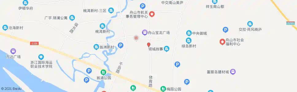 舟山邦泰城西门_公交站地图_舟山公交_妙搜公交查询2025