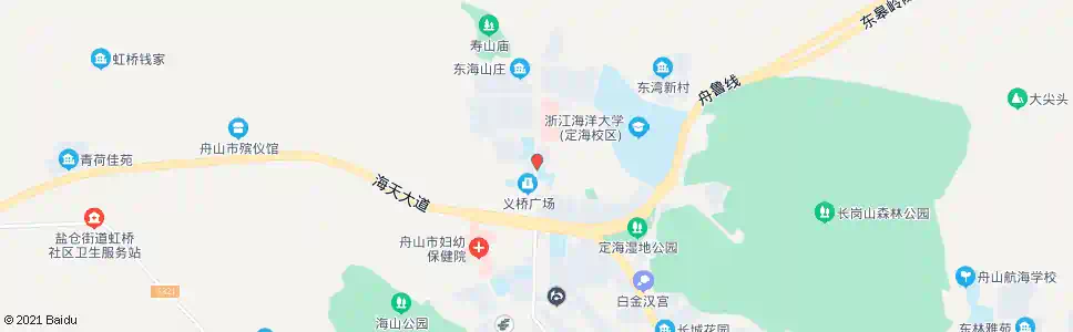 舟山四一三医院_公交站地图_舟山公交_妙搜公交查询2025