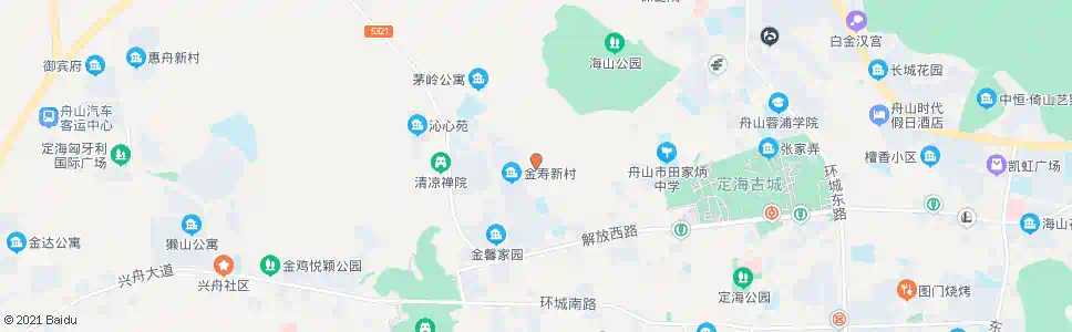 舟山聋哑学校_公交站地图_舟山公交_妙搜公交查询2025