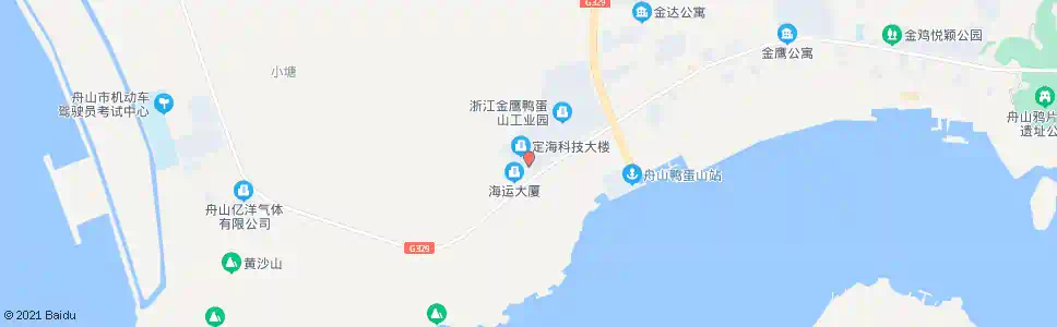 舟山金鹰公司_公交站地图_舟山公交_妙搜公交查询2025