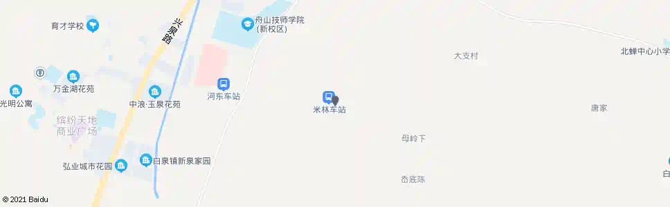舟山河东_公交站地图_舟山公交_妙搜公交查询2025