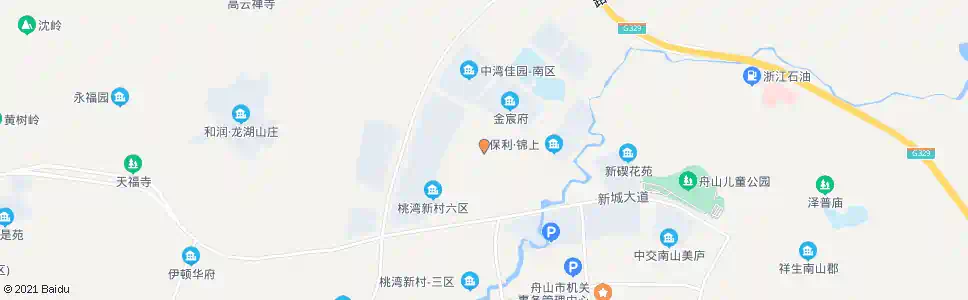 舟山金鸡山_公交站地图_舟山公交_妙搜公交查询2025