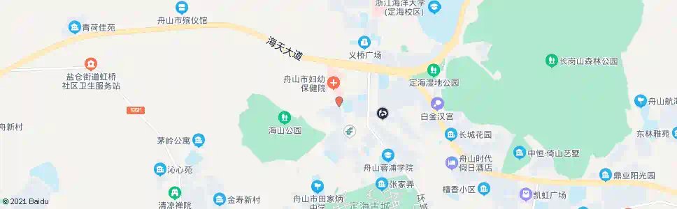 舟山定海医院_公交站地图_舟山公交_妙搜公交查询2025