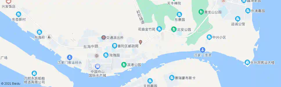 舟山明珠花园_公交站地图_舟山公交_妙搜公交查询2025