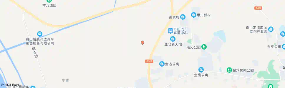 舟山叶家_公交站地图_舟山公交_妙搜公交查询2025