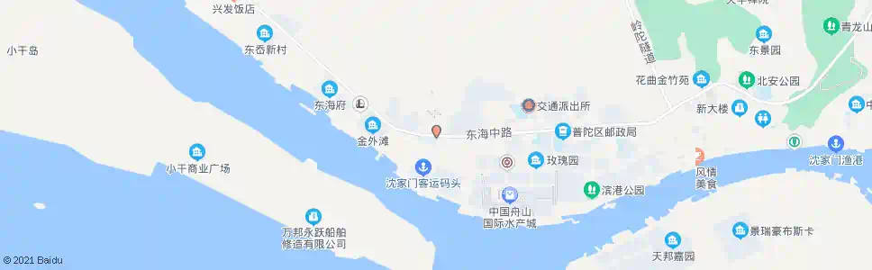 舟山海珍苑(接待寺)_公交站地图_舟山公交_妙搜公交查询2025