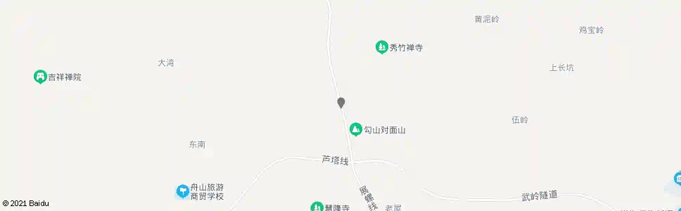 舟山秀竹庵_公交站地图_舟山公交_妙搜公交查询2025