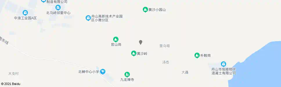舟山黄沙_公交站地图_舟山公交_妙搜公交查询2025