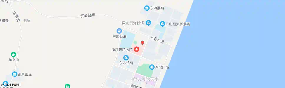 舟山普陀卫生大楼_公交站地图_舟山公交_妙搜公交查询2025