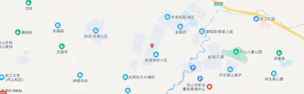 舟山桃湾六区_公交站地图_舟山公交_妙搜公交查询2025