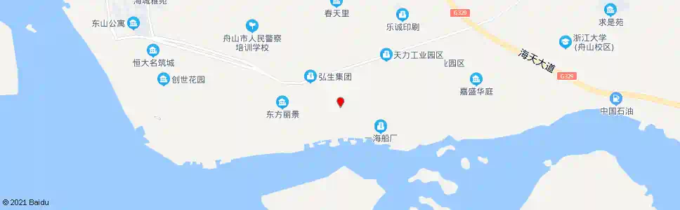 舟山华富石材市场_公交站地图_舟山公交_妙搜公交查询2025