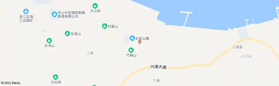 舟山竹峙山_公交站地图_舟山公交_妙搜公交查询2025