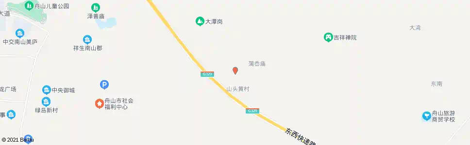 舟山山头黄_公交站地图_舟山公交_妙搜公交查询2025