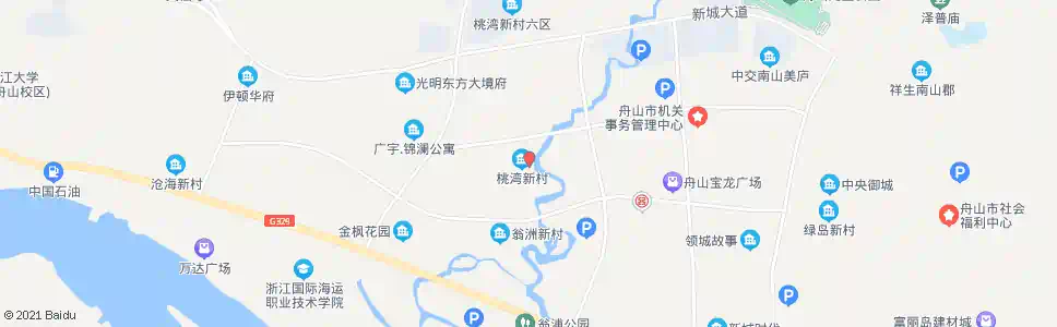 舟山桃湾站_公交站地图_舟山公交_妙搜公交查询2025